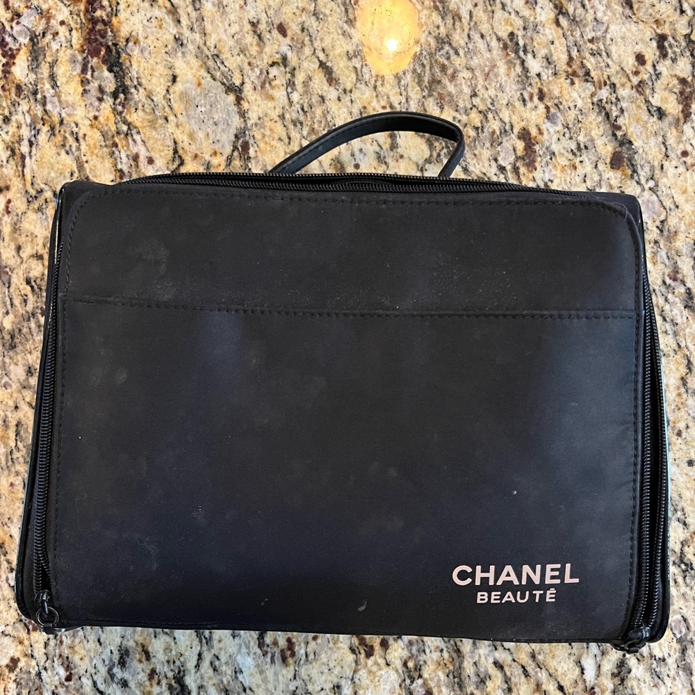 Authentic Chanel beauty make up bag